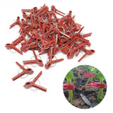 100PCS Plants Graft Clips Plastic Grafting Clips Practical Garden Plant Clips