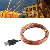 Fairy Lights USB Powered String Lights Holiday Lights Fairy String Lights for Party Wedding Festival Bedroom Table Decoration