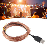 Fairy Lights USB Powered String Lights Holiday Lights Fairy String Lights for Party Wedding Festival Bedroom Table Decoration - Extra Image