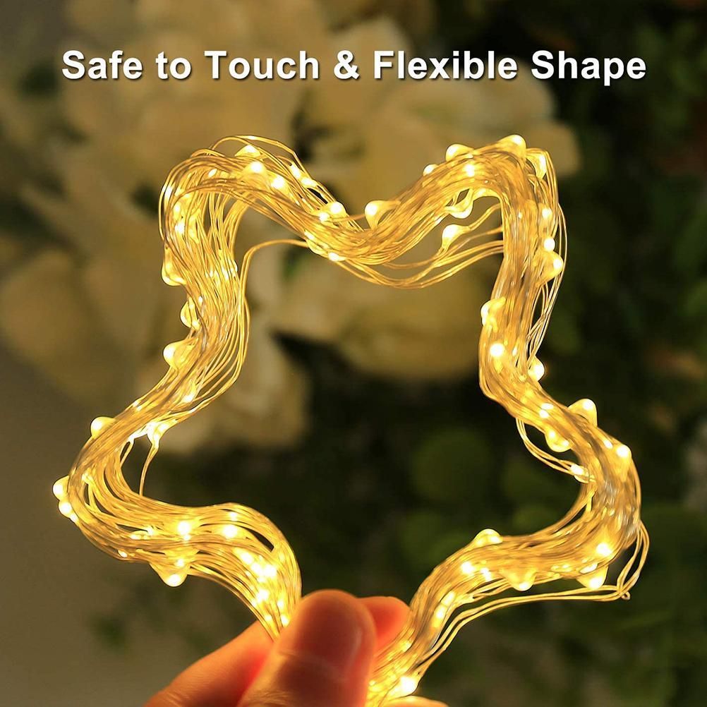 Fairy Lights USB Powered String Lights Holiday Lights Fairy String Lights for Party Wedding Festival Bedroom Table Decoration