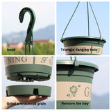 Garden Hanging Pot Plastic Hanging Flower Pot Plant Hanger with Hook