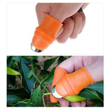Picking Thumb Cutter Finger Sleeve Set Picking Tool for Harvesting Plant Gardening Fruit Vegetable Picker