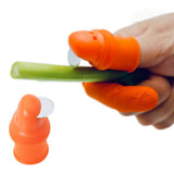 Picking Thumb Cutter Finger Sleeve Set Picking Tool for Harvesting Plant Gardening Fruit Vegetable Picker - Front View
