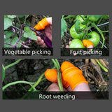 Picking Thumb Cutter Finger Sleeve Set Picking Tool for Harvesting Plant Gardening Fruit Vegetable Picker