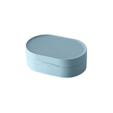 Travel Soap Case Box Holder with Lid Portable Leak Proof Soap Dish Container Soap Box Holder for Home Shower Outdoor Camping - Top-Down View