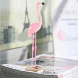 Cute Resin Pink Flamingo Ornament Tabletop Decoration Living Room Decoration Cake Decor