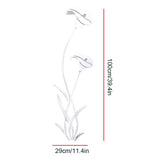 Flower Mirror Wall Sticker Removable Mirror Sticker Modern Wall Sticker Home Decoration