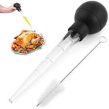 Turkey Oil Dropper with Brush Chicken Barbecue Food Baster Barbecue Pipe Kitchen Cooking Gadgets