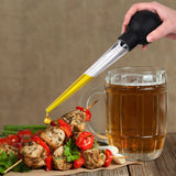 Turkey Oil Dropper with Brush Chicken Barbecue Food Baster Barbecue Pipe Kitchen Cooking Gadgets - Rear View