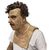 Halloween Latex Old Man Face Cover Halloween Fancy Dress Head for Masquerade Realistic Headgear
