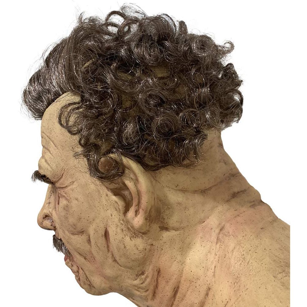 Halloween Latex Old Man Face Cover Halloween Fancy Dress Head for Masquerade Realistic Headgear