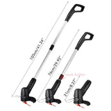 Garden Tool Cordless Lawn Trimmer Cordless Rechargeable Grass Trimmer String Grass Trimmer for Garden Lawn Weeding - Front View