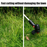 Garden Tool Cordless Lawn Trimmer Cordless Rechargeable Grass Trimmer String Grass Trimmer for Garden Lawn Weeding