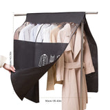 Non Woven Fabric Clothing Dustproof Covers Home Dust Cover Wardrobe Hanger - Front View