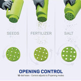 Hand Held Adjustable Watering Jug Fertilizer Bottle Fertilizer Salt Spreader With Shovel - Top-Down View