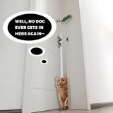Punch Free Adjustable Pet Door Strap Dog Cat Door Strap Quick Release Door Strap