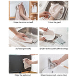 Special Fish Scale Rag For Glass Cleaning No Traces Housework Cleaning Cloth Kitchen Oil Removal Non Marking Absorbent Non Linting Towel
