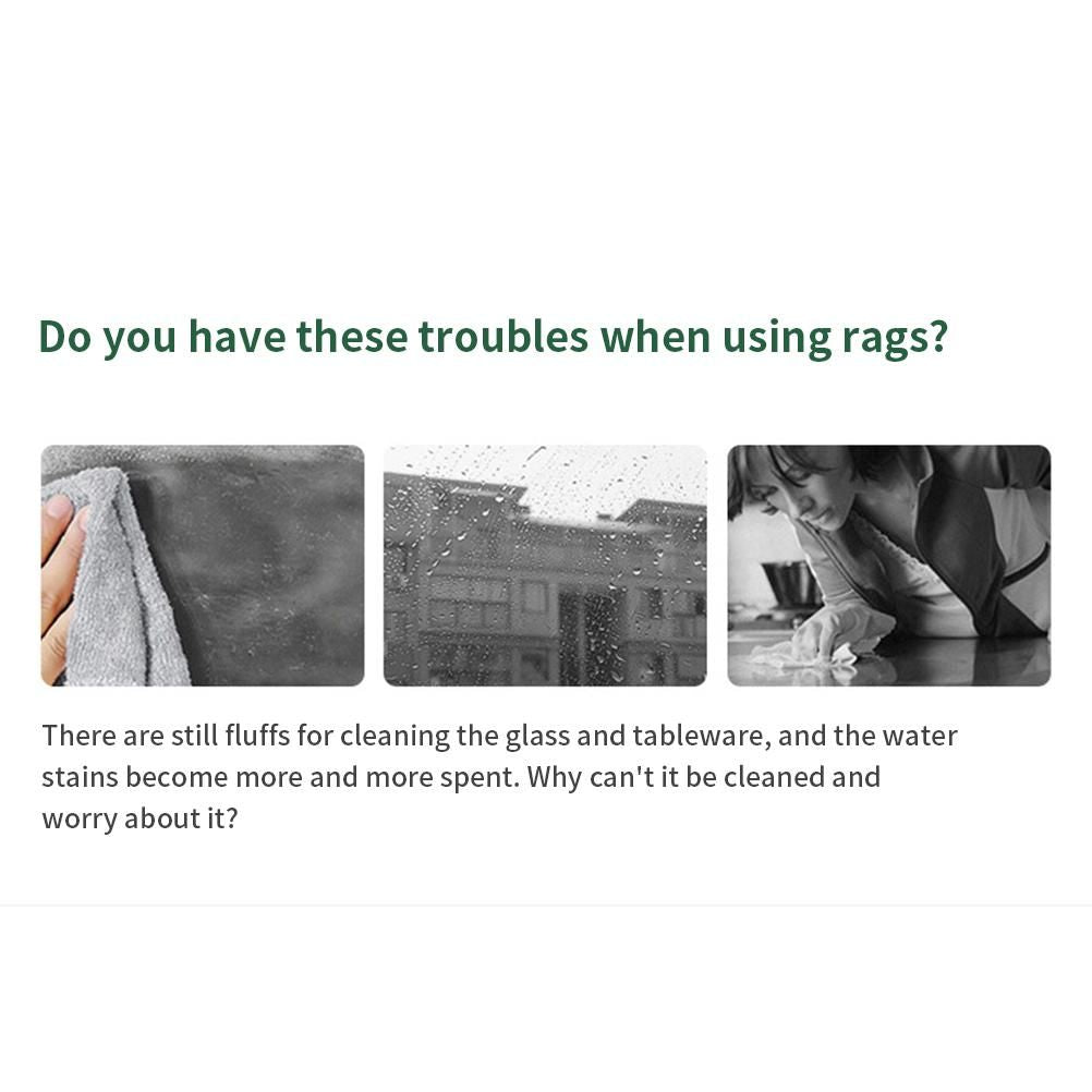Special Fish Scale Rag For Glass Cleaning No Traces Housework Cleaning Cloth Kitchen Oil Removal Non Marking Absorbent Non Linting Towel