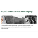 Special Fish Scale Rag For Glass Cleaning No Traces Housework Cleaning Cloth Kitchen Oil Removal Non Marking Absorbent Non Linting Towel - Rear View