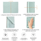 Special Fish Scale Rag For Glass Cleaning No Traces Housework Cleaning Cloth Kitchen Oil Removal Non Marking Absorbent Non Linting Towel - Extra Image