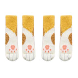 16Pcs Chair Covers Cat Paw Chair Covers Chair Leg Covers Cute Cat Foot Shaped Furniture Feet Covers Chair Leg Floor Protectors