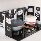 Aluminum Foldable Kitchen Gas Stove Oil Baffle Plate Kitchen Frying Pan Oil Splash Protection Screen - Low Angle