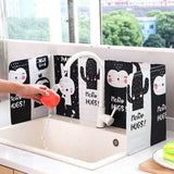 Aluminum Foldable Kitchen Gas Stove Oil Baffle Plate Kitchen Frying Pan Oil Splash Protection Screen - Extra Image