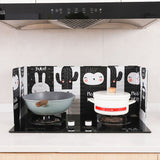Aluminum Foldable Kitchen Gas Stove Oil Baffle Plate Kitchen Frying Pan Oil Splash Protection Screen - Extra Image
