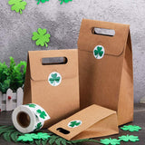 St. Patrick's Day Stickers Shamrock Roll Stickers Self Adhesive Label Craft Decoration Shamrock Labels