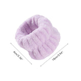 4 Pairs Wrist Spa Wash Band Color Wrist Wash Towel Band Absorbent Wristbands Wrist Sweatband for Washing Face