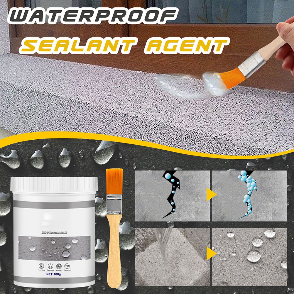 Liquid Rubber Waterproof Sealant Multi Surface Leak Repair Indoor and Outdoor Coating