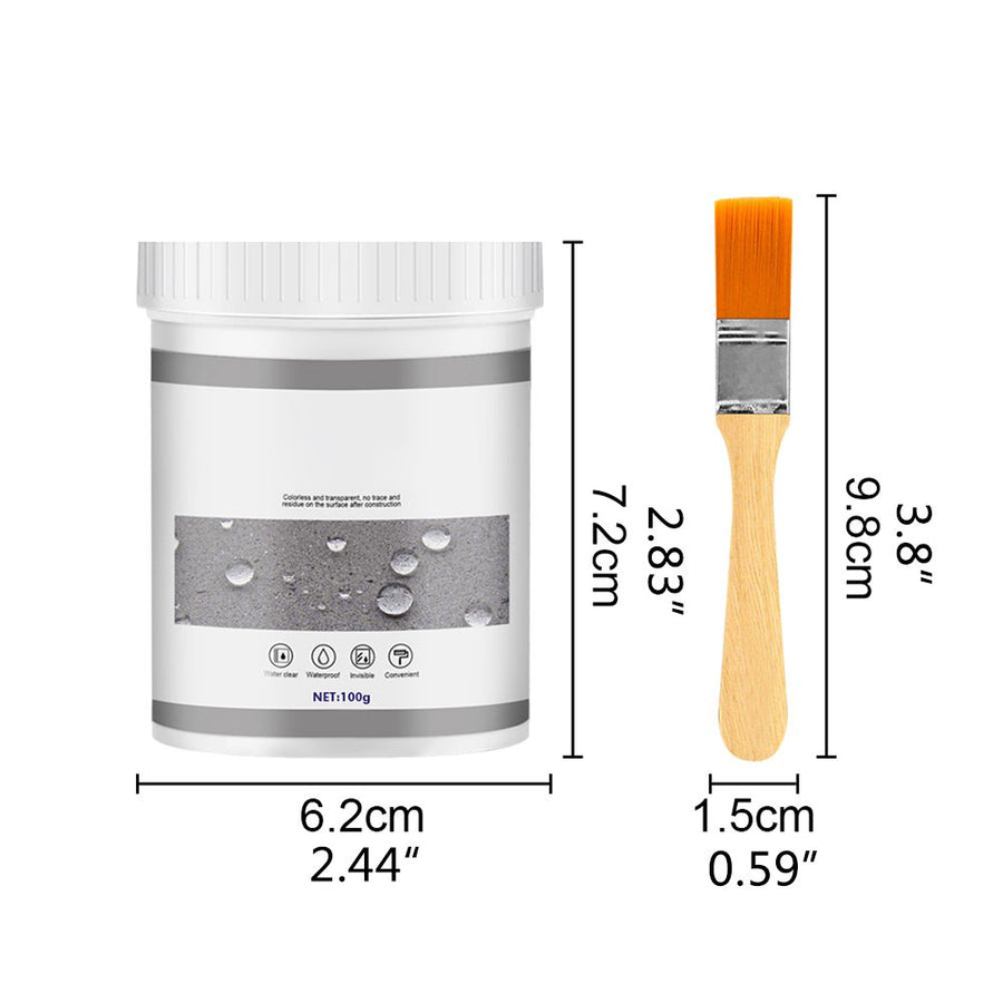 Liquid Rubber Waterproof Sealant Multi Surface Leak Repair Indoor and Outdoor Coating