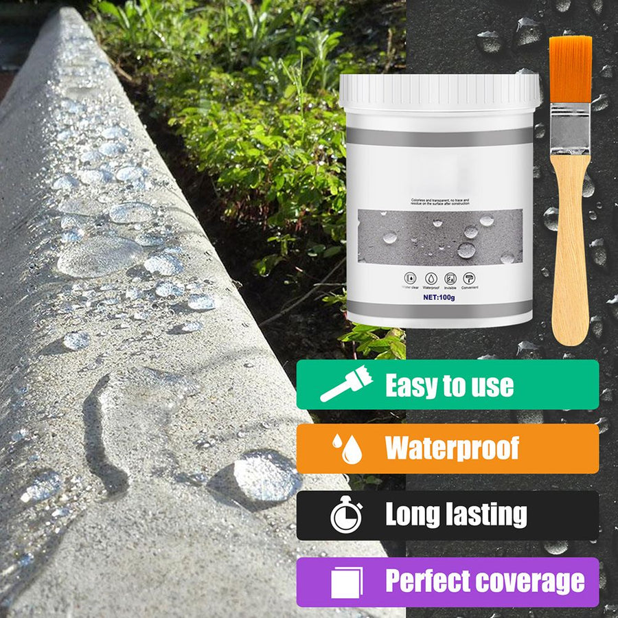 Liquid Rubber Waterproof Sealant Multi Surface Leak Repair Indoor and Outdoor Coating