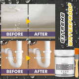Liquid Rubber Waterproof Sealant Multi Surface Leak Repair Indoor and Outdoor Coating - Close-Up Angle