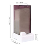 Automatic Cotton Pad Dispenser Press Out Makeup Cotton Holder Dispenser Cosmetic Cotton Pad Organizer