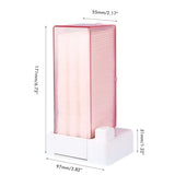 Automatic Cotton Pad Dispenser Press Out Makeup Cotton Holder Dispenser Cosmetic Cotton Pad Organizer