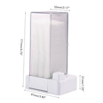 Automatic Cotton Pad Dispenser Press Out Makeup Cotton Holder Dispenser Cosmetic Cotton Pad Organizer