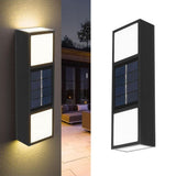 Solar Light Outdoor LED Solar Light Waterproof Outdoor Solar Wall Light for Front Door Backyard Garage Deck