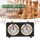 Chess Timer Chess Clock Count Up Count Down Timer International Chess Timer Clock (No Need Battery) - Close-Up Angle