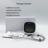 BBQ Thermometer 2 Alarm Mode Touch Screen Backlight Function Meat Thermometer for Outdoor Camping Picnic - Extra Image