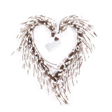 Heart Shaped Wreath Sprig Valentine's Day Wreath Wall Mounted Front Door Flower Wreath