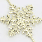 20pcs Metal Snowflake Flake Hooks Christmas Hooks Christmas Tree Holiday Decorations S Hooks - Front View