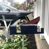Wind Spinner Yard Art Wind Spinners Shark Windmill Outdoor Garden Patio Ornament