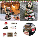 Christmas Layered Tray Decoration - Front View