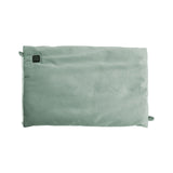 Electric Heating Pouch Green Velvet Heated Hand Warmer Pouch for Hunting Camping Xmas Gifts - Front View
