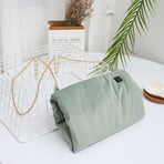 Electric Heating Pouch Green Velvet Heated Hand Warmer Pouch for Hunting Camping Xmas Gifts