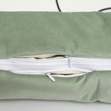Electric Heating Pouch Green Velvet Heated Hand Warmer Pouch for Hunting Camping Xmas Gifts