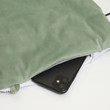 Electric Heating Pouch Green Velvet Heated Hand Warmer Pouch for Hunting Camping Xmas Gifts