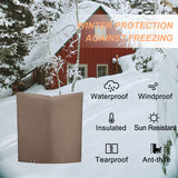 Backflow Preventer Insulation Cover 16 x 20in Backflow Preventer Cover for Winter Pipe Freeze Protection