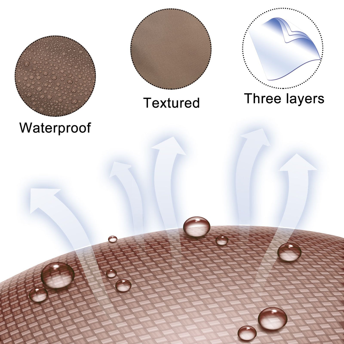 Backflow Preventer Insulation Cover Coffee Color 24x 24in Backflow Preventer Cover for Winter Pipe Freeze Protection
